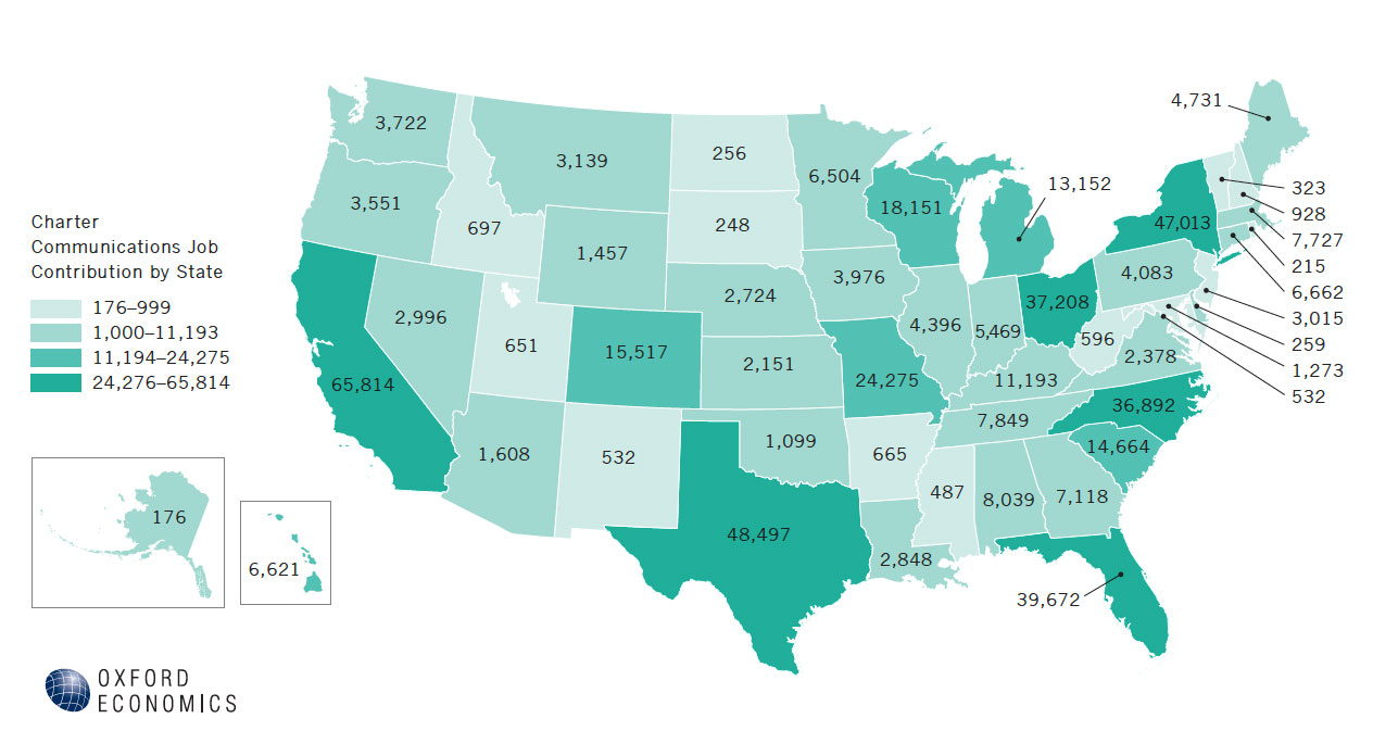 Charter Oxford Economics Jobs Map