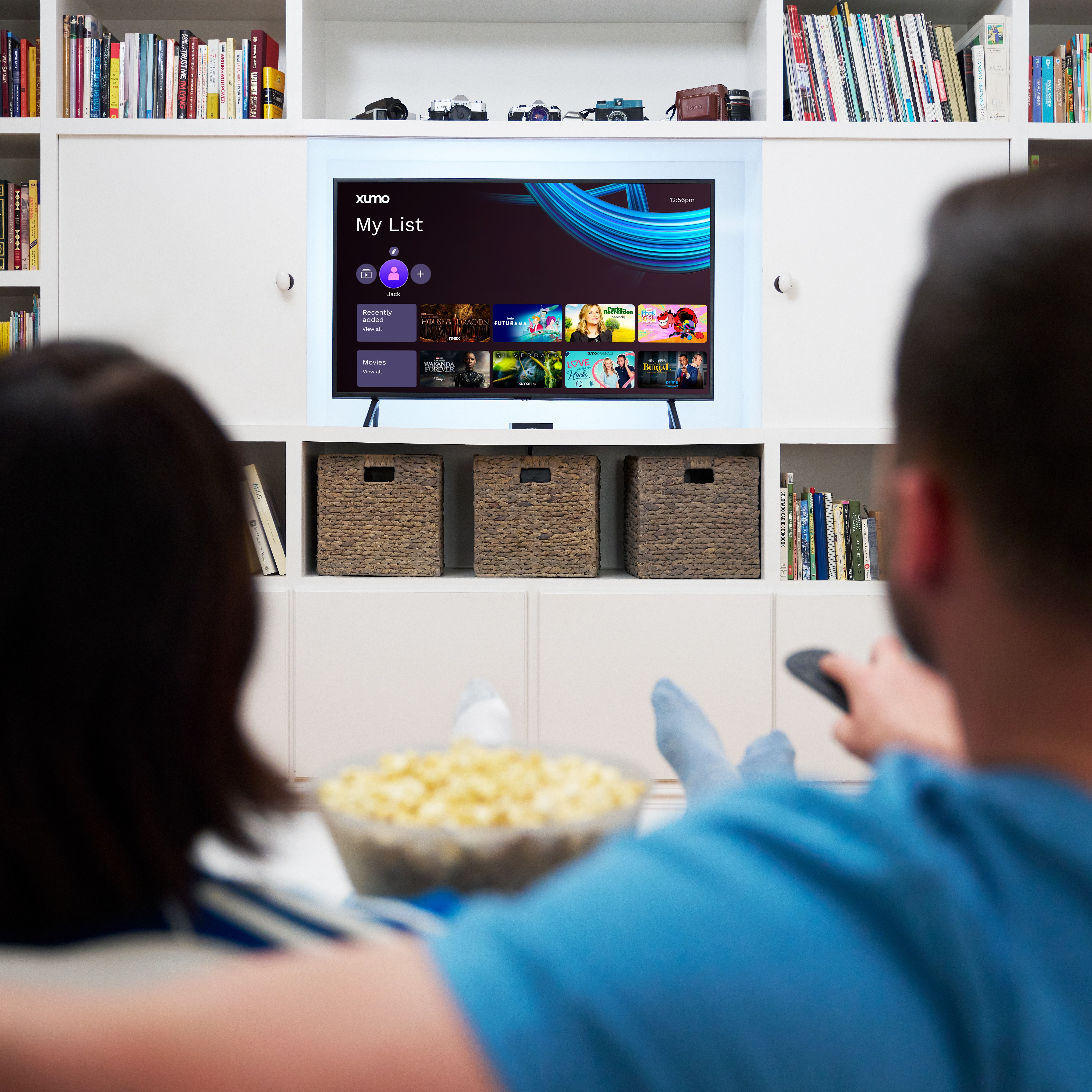 Family Watching TV